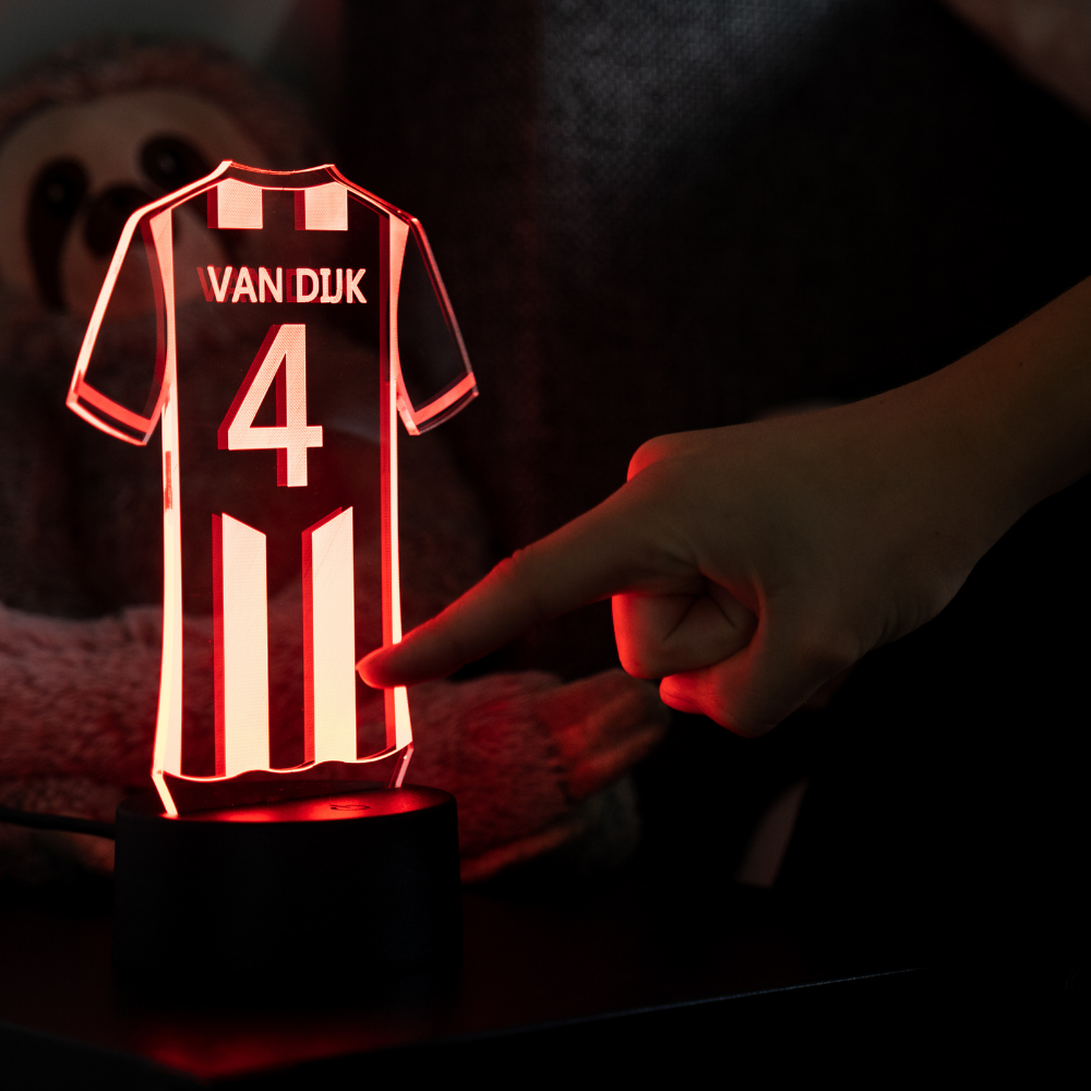 Van Dijk #4 - BallyDream 3D Voetbal Lamp